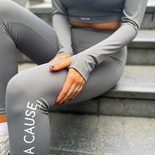 Cropped Long Sleeve Gym Top